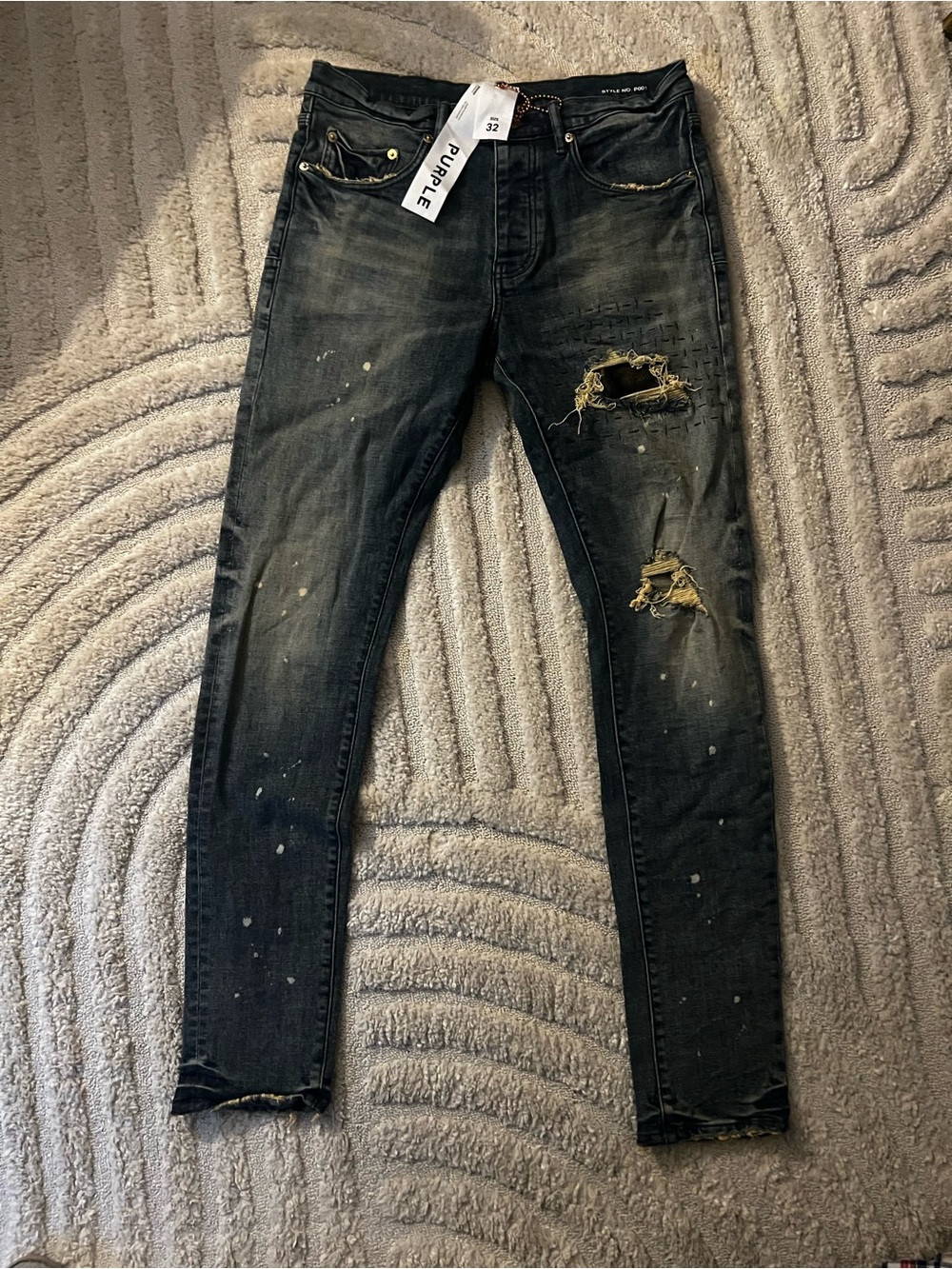 Purple Brand P001 Distressed Jeans